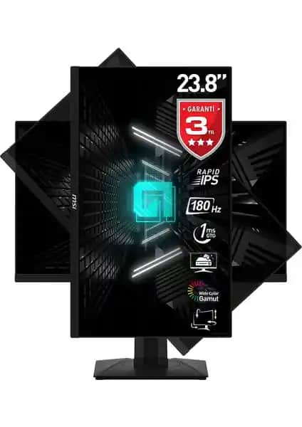 MSI G244PF E2 23.8 İnç Oyun Monitörü Yüksek Performans ve Gelişmiş Özellikler