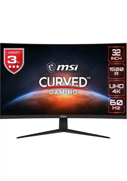 MSI G321CUV 31,5 İnç Kavisli Oyun Monitörü Yüksek Çözünürlük ve Gelişmiş Teknolojilerle