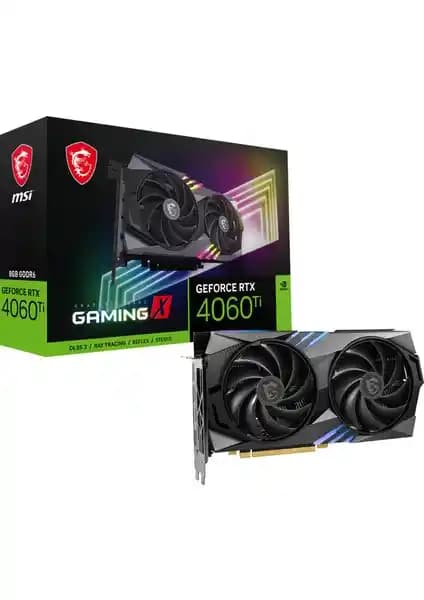 MSI GeForce RTX 4060 Ti GAMING X 8GB GDDR6 Ekran Kartı Yüksek Performans ve Gelişmiş Soğutma Özellikleriyle