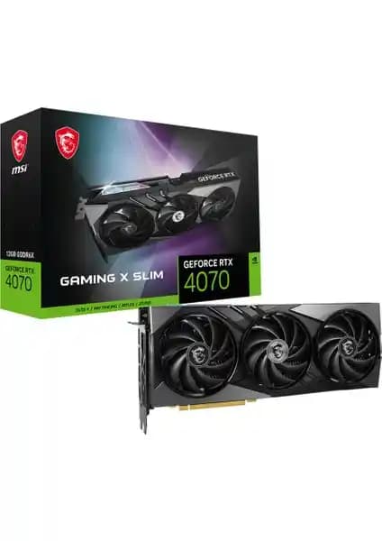 MSI GeForce RTX 4070 GAMING X SLIM 12G: Yüksek Performanslı ve Şık Oyun Kartı Özellikleri