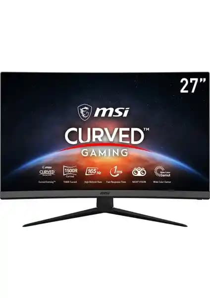 MSI OPTIX G27C7 27 İnç Kavisli Oyun Monitörü Yüksek Performans ve Göz Sağlığı