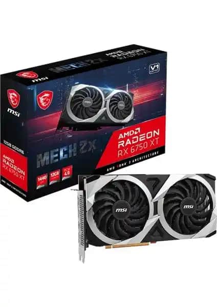 MSI Radeon RX 6750 XT MECH 2X 12G: Güçlü ve Sessiz Oyun Grafik Kartı Özellikleri