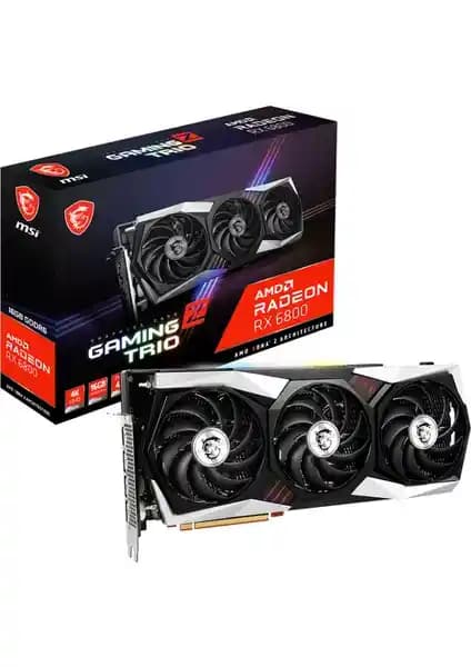 MSI Radeon RX 6800 Gaming Z Trio 16G Ekran Kartı Yüksek Performans ve Gelişmiş Özellikler