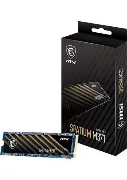 MSI Spatium M371 500GB NVMe M.2 SSD ile Bilgisayar Performansınızı Artırın