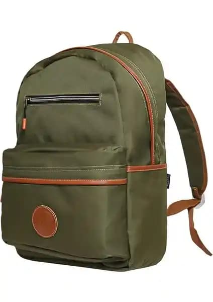 NPO nJoy 16 inç unisex notebook ve günlük sırt çantası haki renk seçeneği ile şıklık ve fonksiyonelliği bir arada