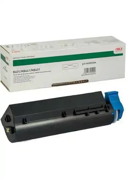 OKI B401, MB441 ve MB451 Serisi Siyah Toner 2.500 Sayfa Baskı Kapasiteli Orijinal Ürün