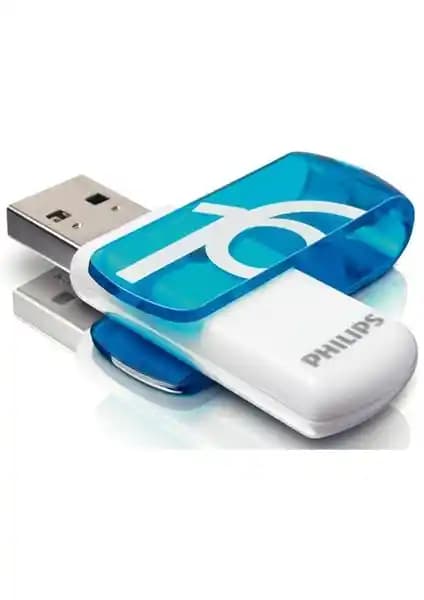Philips Vivid Edition 16GB USB Bellek yüksek performans ve şık tasarım ile günlük veri transferi için ideal
