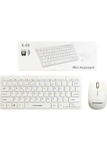 Platoon PL-395 Beyaz Mini Kablosuz Klavye ve Mouse Seti İnceleme ve Kullanıcı Yorumları