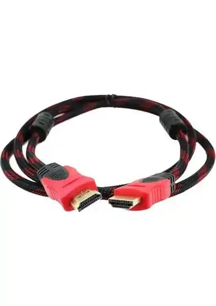 Powermaster 1.5m Örgülü HDMI-HDMI Kablo Yüksek Performanslı Bağlantı Çözümü