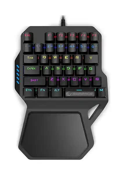Rampage KB-R77 Mekanik Mini Gaming Klavye RGB Işık ve Ergonomik Tasarım ile Üstün Performans