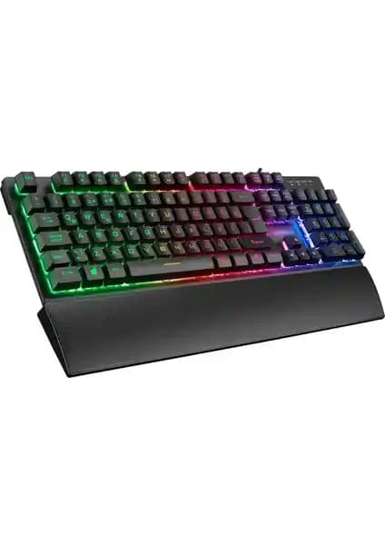 Rampage KB-RX77 Runner Mekanik Klavye Türkçe Q Düzeni ve RGB Aydınlatma Özellikleriyle