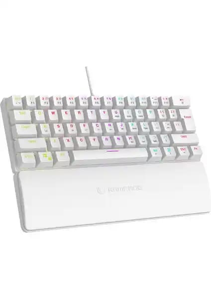 Rampage PLOWER K60 Beyaz Oyun Klavyesi Yüksek Performans ve Estetik Özellikler