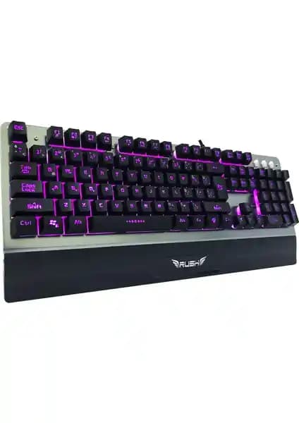 Rush RK701 Metal Mekanik Hisli Işıklı Oyun Klavyesi İnceleme ve Özellikleri