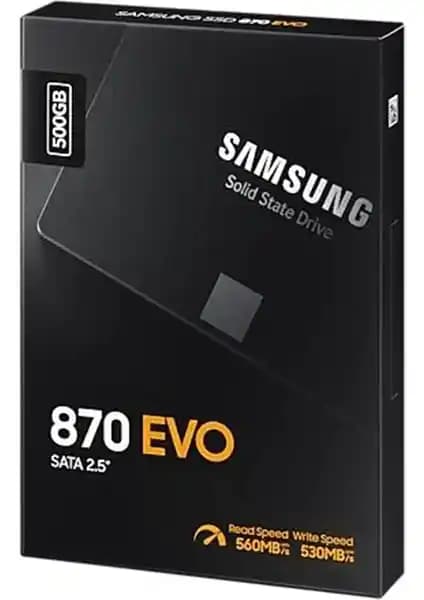 Samsung 870 Evo 500GB SSD ile Güçlü ve Güvenilir Veri Depolama Çözümü