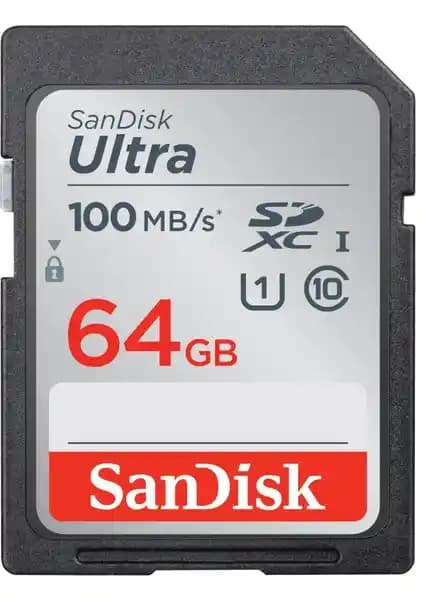 SanDisk 64 GB UHS-I SDXC Hafıza Kartı Yüksek Performans ve Güvenilirlik Sağlar
