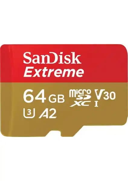 SanDisk Extreme 64GB microSDXC Hafıza Kartı Performans ve Güvenilirlik Özellikleri