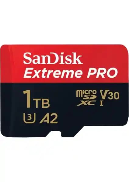 SanDisk Extreme Pro 1TB Micro SD Hafıza Kartı: Yüksek Kapasiteli ve Hızlı Veri Saklama Çözümü
