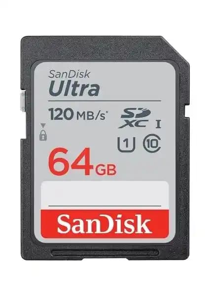 SanDisk Ultra 64 GB SD Kart: Yüksek Performans ve Güvenilirlik ile Depolama Çözümü