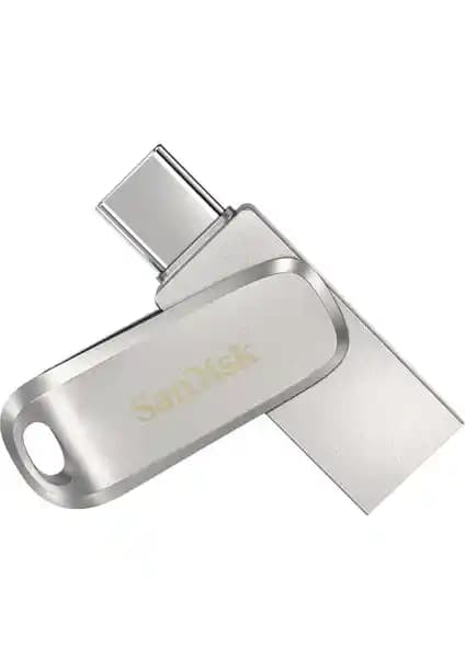 SanDisk Ultra Dual Drive Luxe 256GB USB 3.1 Type-C Taşınabilir Depolama Çözümü
