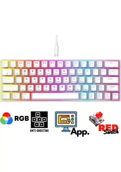 Sarftech T60 Kırmızı Switch RGB Kablolu Gaming Klavye Detaylı İnceleme ve Özellikleri