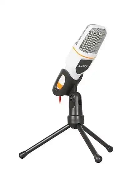 Snopy SN-340M Beyaz Masaüstü Mikrofon İncelemesi Yüksek Ses Kalitesi ve Dayanıklılık