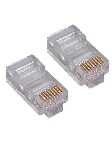 Speed Sp-U100 Cat5-Cat6 RJ45 Konnektörleri 100 Adet Paketle Güvenilir Ağ Bağlantıları