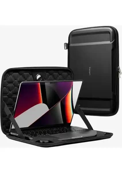 Spigen Rugged Armor Pro Siyah MacBook Pro 16'' Uyumlu Taşıma Çantası