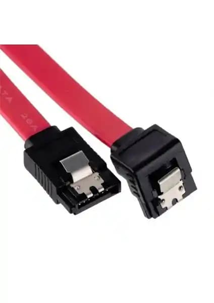 Ti-mesh 1.5 İnç SATA Veri Kablosu 90 Derece Açılı ve Sarı İzolasyonlu Yüksek Kalite