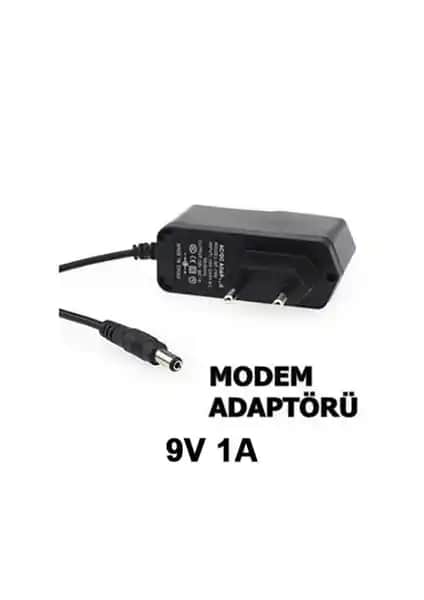 Ti-mesh 9V / 1A Modem Adaptörü Güvenilir ve Çok Yönlü Güç Kaynağı Çeşitli Modem ve Cihazlar İçin