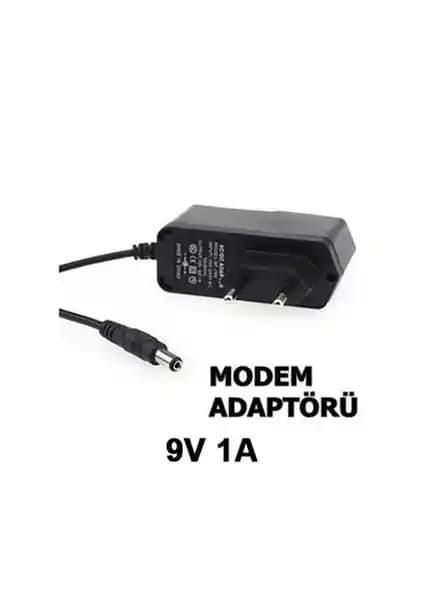 Ti-mesh 9V / 1A Modem Adaptörü Güvenilir ve Çok Yönlü Güç Kaynağı Çeşitli Modem ve Cihazlar İçin