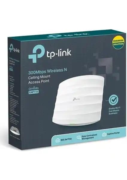 TP-Link EAP115 İç Mekan Tavan Tipi Kablosuz Erişim Noktası Performans ve Özellikleri