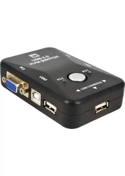 TriLine 2 Port USB KVM Anahtar: Çoklu Bilgisayar Kontrolü ve Bağlantı Çözümü