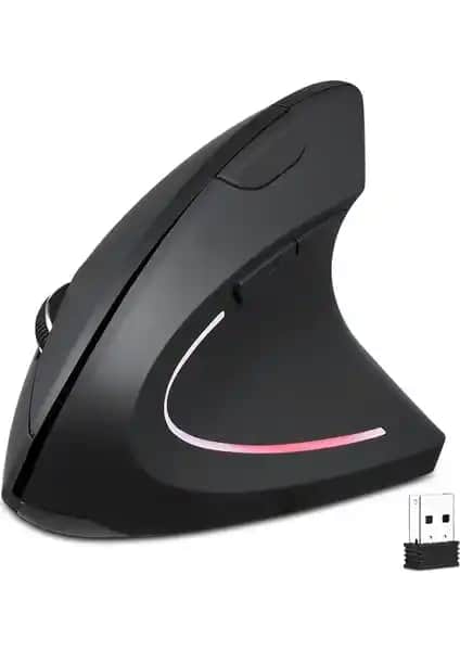 TriLine Kablosuz JSY-1 Ergonomik Dikey Mouse: Uzun Süreli Kullanım İçin Tasarlandı