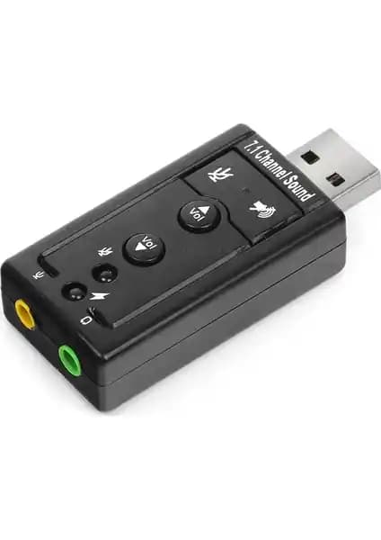 TX USB 2.0 7.1 Stereo Ses Efektli Ses Kartı ile Yüksek Kaliteli Ses Deneyimi