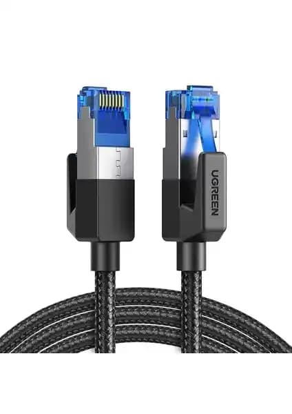 Ugreen Cat8 25Gbps 2000MHz Örgülü Ethernet Kablosu Yüksek Performans ve Güçlü Tasarım