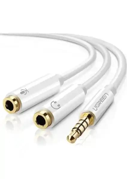 Ugreen Mikrofon ve Kulaklık Ayırıcı 3.5mm Y Kablo: Çoklu Cihazlar İçin Pratik Ses Çözümü