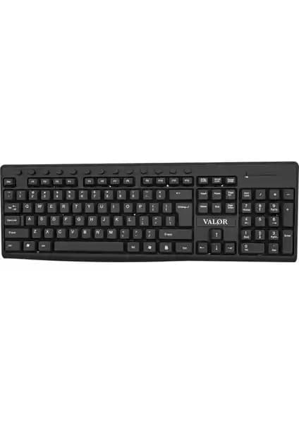Valor KY-100 Kablosuz Ofis Klavyesi: Ergonomik, Sessiz ve Şık Tasarım