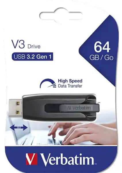 Verbatim 64GB USB 3.2 Store N Go Bellek: Güçlü ve Şık Taşınabilir Depolama Çözümü