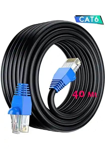 Vwin 40 Metre Dış Mekan Cat6 Ethernet Kablosu Yüksek Performans ve Güvenilirlik