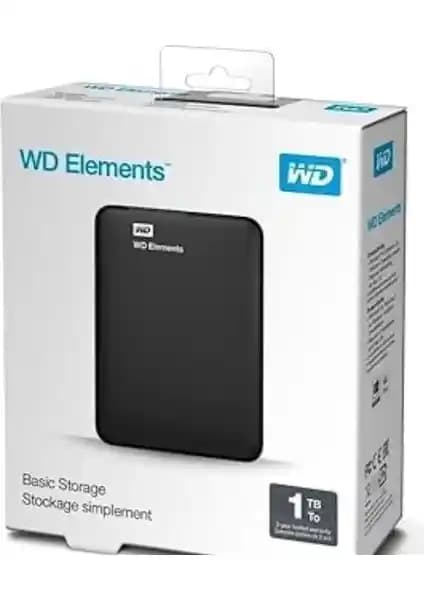 WD 1TB 2.5 İnç Taşınabilir Sabit Disk 3.0 ile Hızlı ve Güvenilir Veri Depolama Çözümü