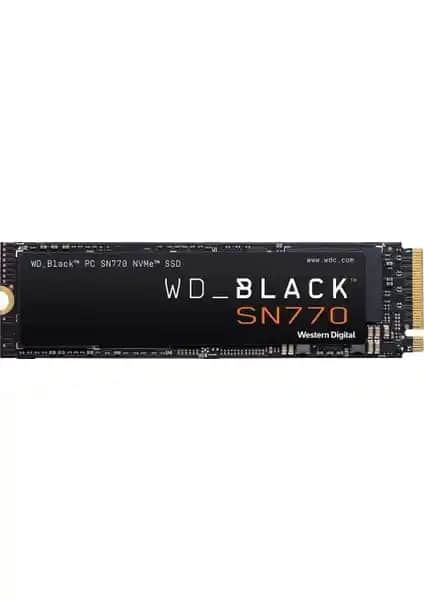 WD Black SN770 1TB NVMe SSD Yüksek Performans ve Güçlü Depolama Çözümü