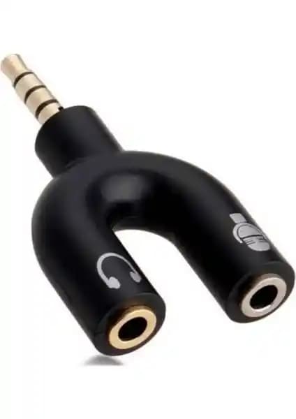 Wonderlust Stereo 3.5mm Aux Kulaklık ve Mikrofon Ayırıcı - Çoklu Bağlantı Seçenekleri