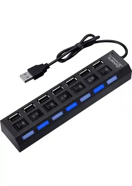 Wozlo 7 Port USB Hub Çoklayıcı: Çok Sayıda Cihaz Bağlantısı ve Yüksek Veri Transfer Hızı