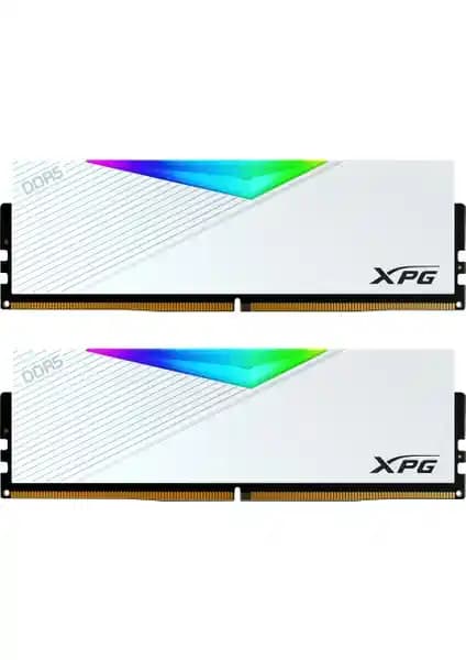 XPG Lancer RGB Beyaz DDR5 6000MHz 32GB Bellek Yüksek Performans ve Estetik İçin
