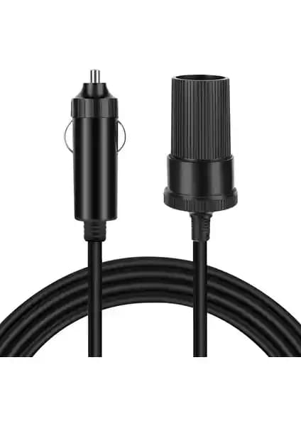 YKA Araç Çakmak Uzatma Kablosu 5 Metre Güç ve Esneklik Sunan Dayanıklı Aksesuar