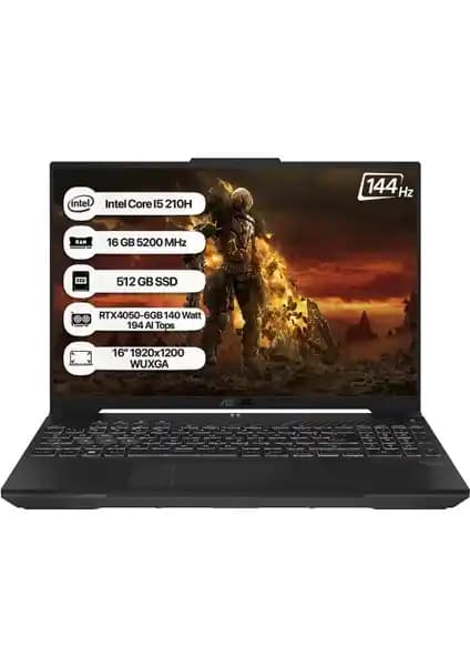 Asus Tuf Gaming F16 FX607VU-RL142: Yüksek Performanslı Taşınabilir Oyun Bilgisayarı