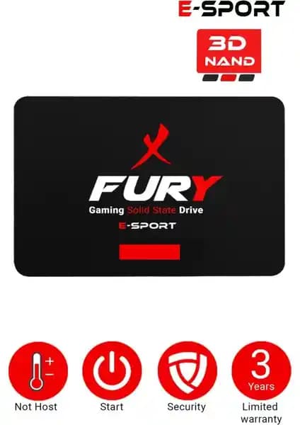 Fury E-Sport 256 GB ve Sandisk SSD Plus 240 GB Karşılaştırması
