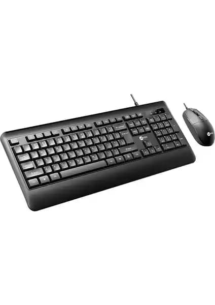 Lenovo Lecoo CM104 USB Kablolu Klavye ve Mouse Seti Günlük Kullanım İçin Uygun