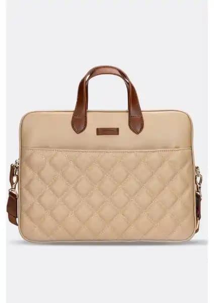 Morca Marka Vizon Renkli Laptop ve Evrak Çantası Dayanıklı ve Şık Tasarım