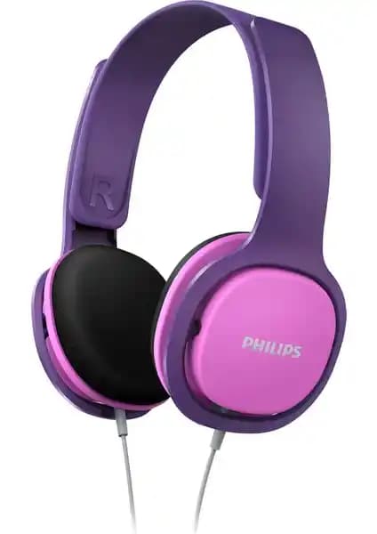 Philips SHK2000PK Kablolu Çocuk Kulaklığı Güvenli Ses Deneyimi ve Şık Tasarım